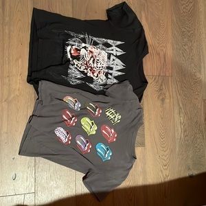 A set of two graphic tees!